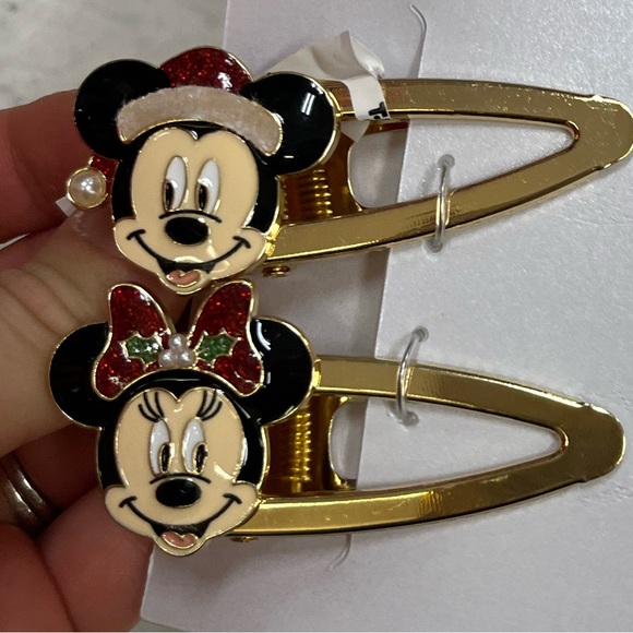 NWT ?❤️ Baublebar x Disney Mickey and Minnie Mouse hair barrettes main image 3